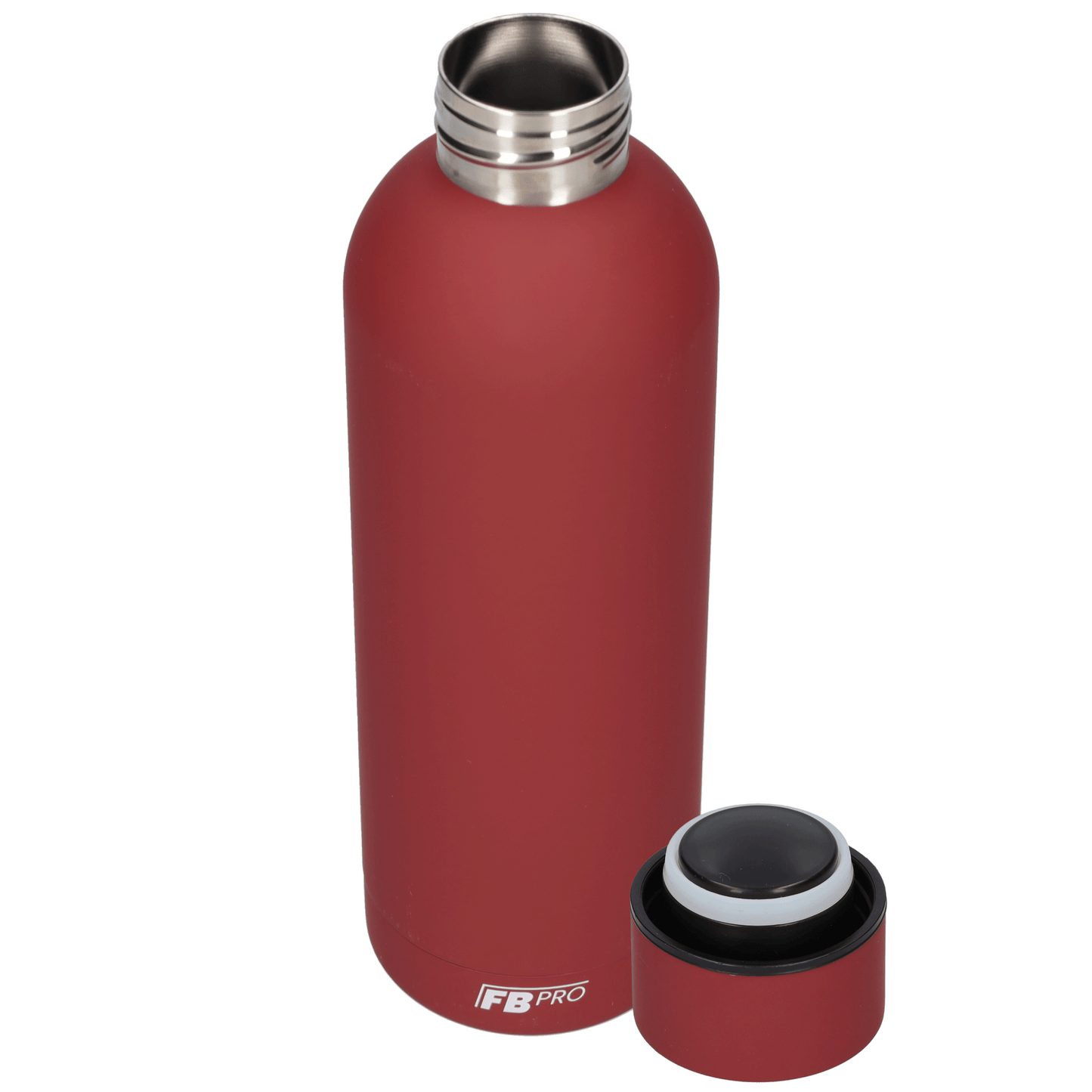 Drinkfles - Dubbelwandige waterfles - Thermosfles - RVS thermos fles - 500 ML - Burgundy