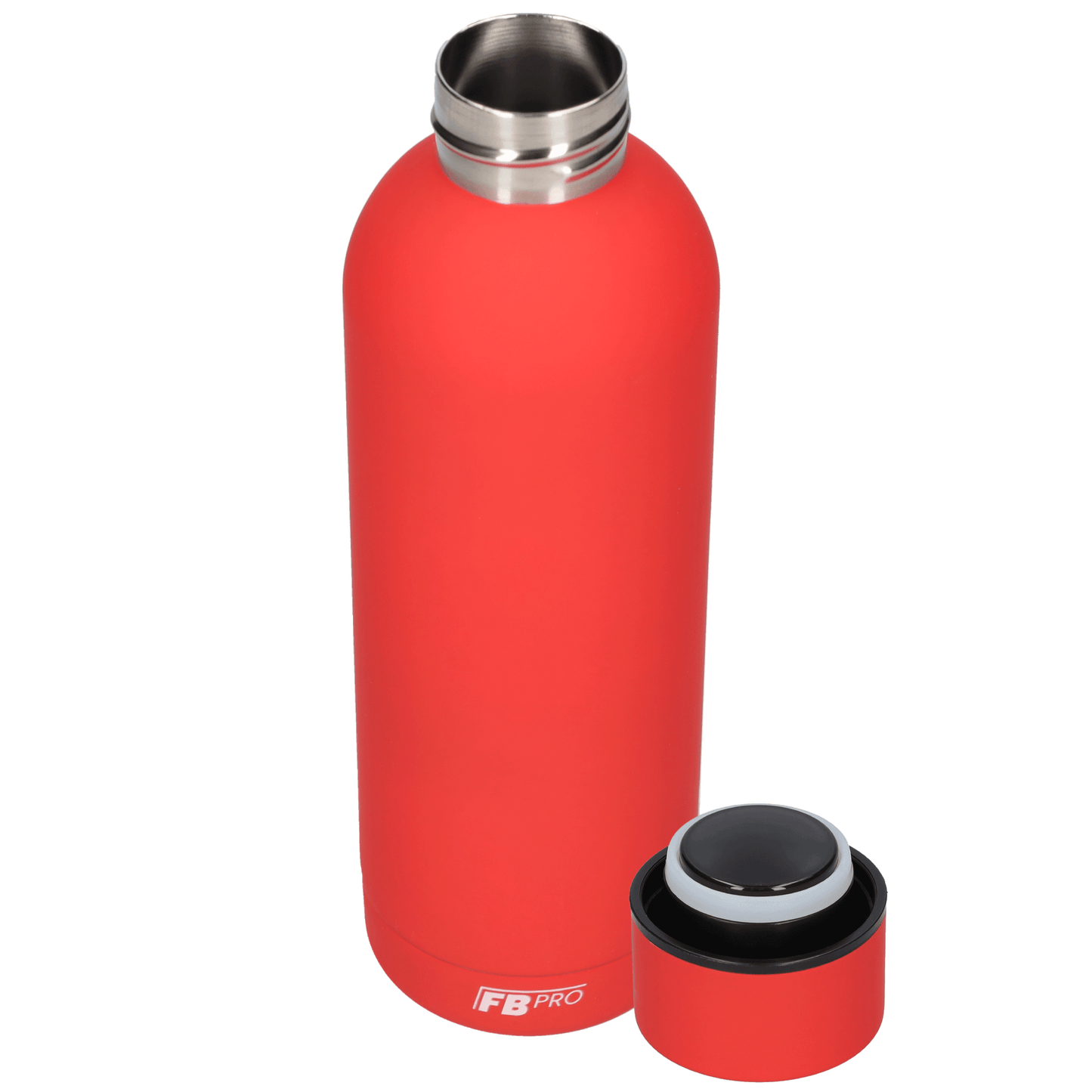 Drinkfles - Dubbelwandige waterfles - Thermosfles - RVS thermos fles - 500 ML - Rood