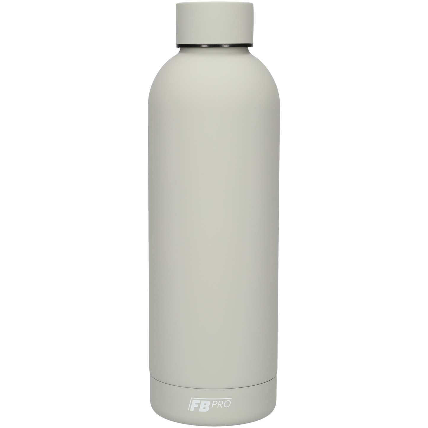 Drinkfles - Dubbelwandige waterfles - Thermosfles - RVS thermos fles - 500 ML - Grijs