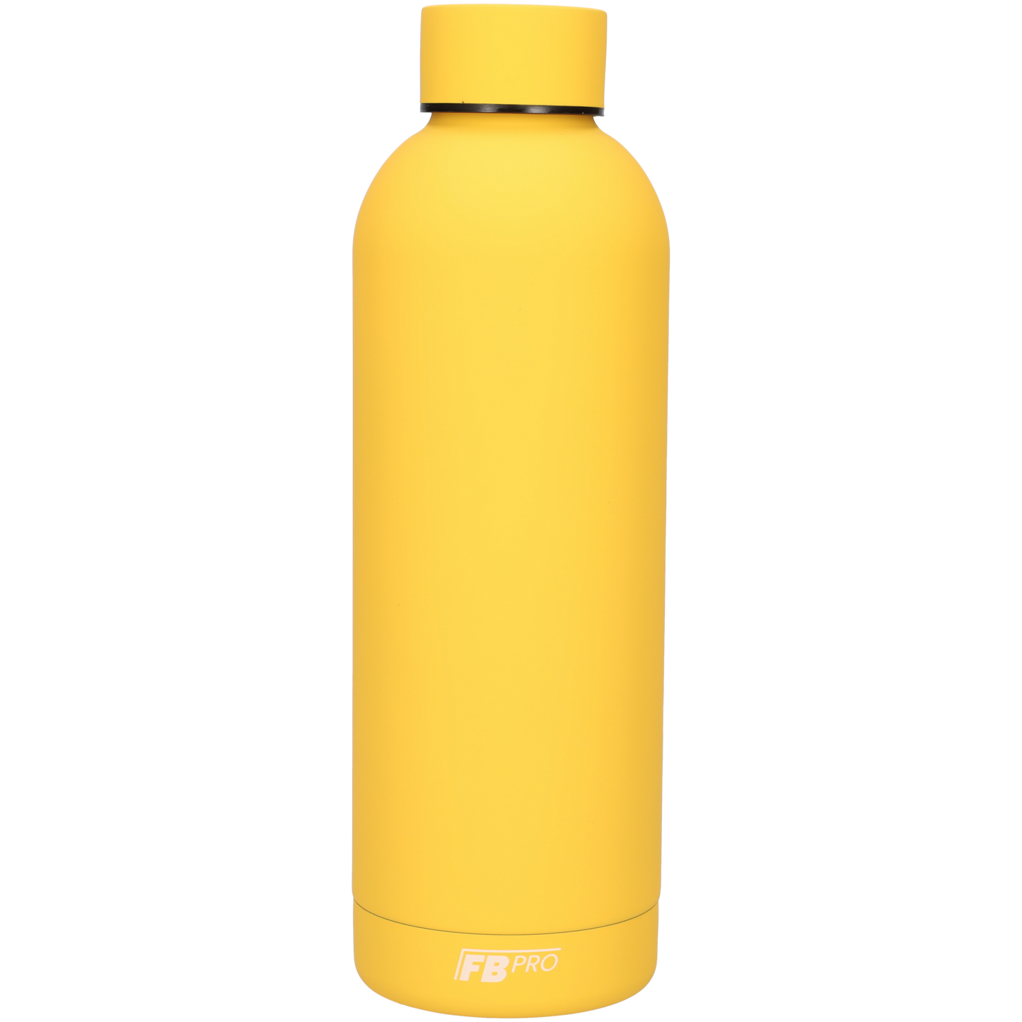 Drinkfles - Dubbelwandige waterfles - Thermosfles - RVS thermos fles - 500 ML - Geel