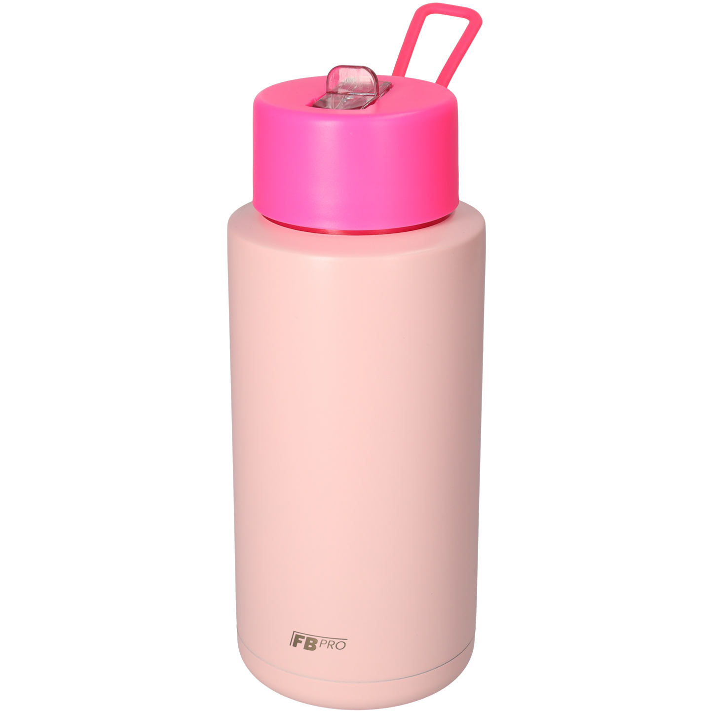 Thermosfles, Waterfles, Drinkfles – Modern & Slank Design – 1000 ml – Hot-Pale Pink