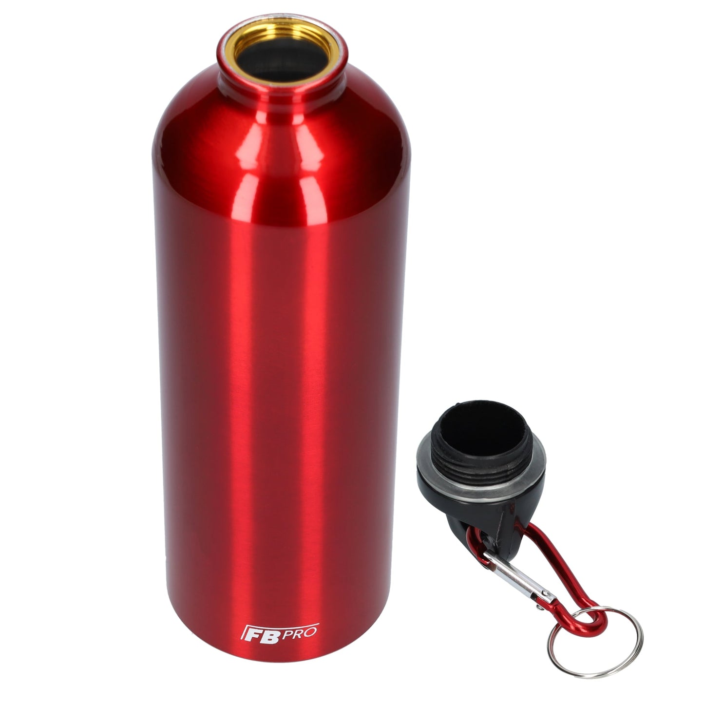 Aluminium drinkfles met o-dop - Waterfles - 750ml - Rood