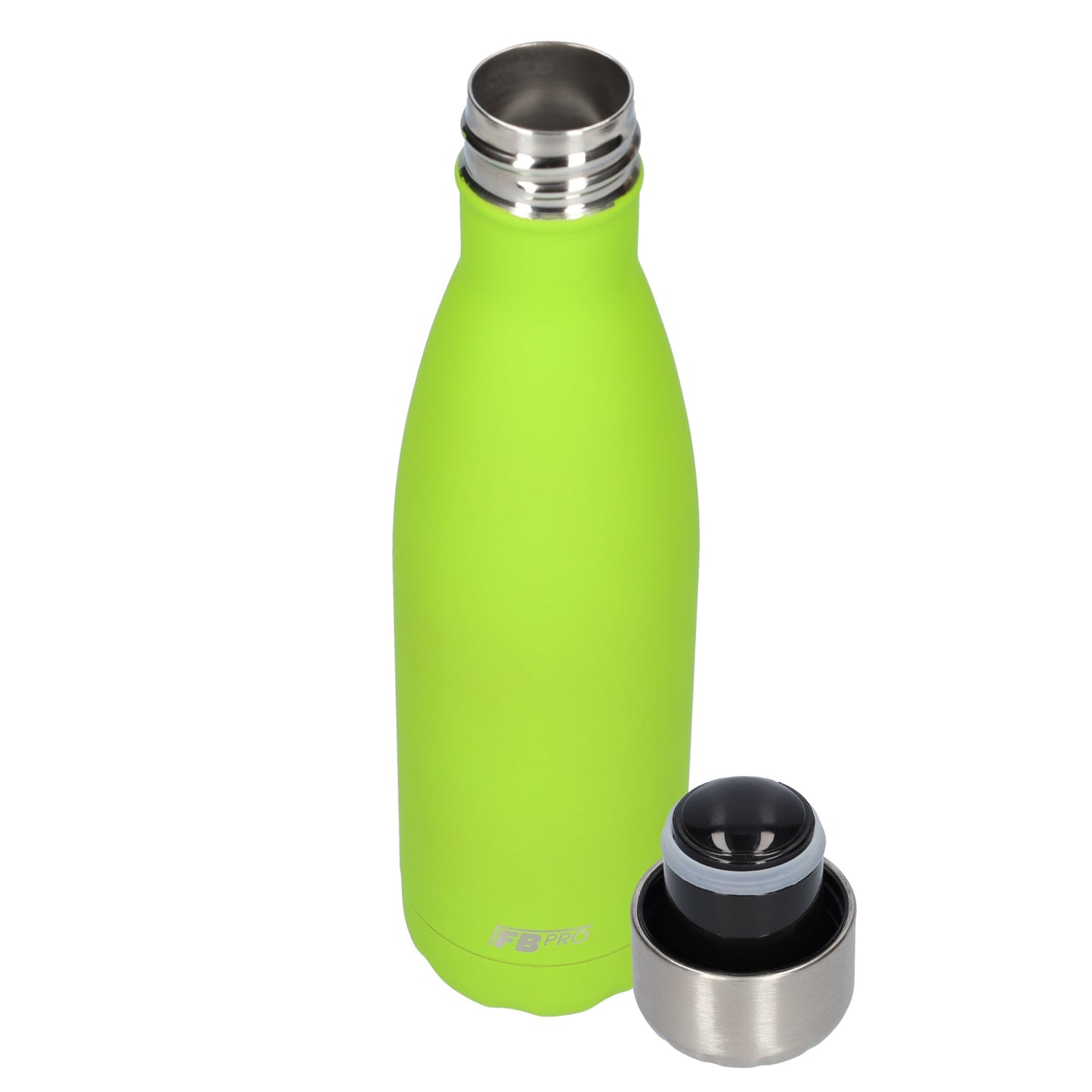 FBFS23, Thermosfles, Drinkfles, Waterfles - 500ml - Matte Lime Green - Mat Limoen Groen