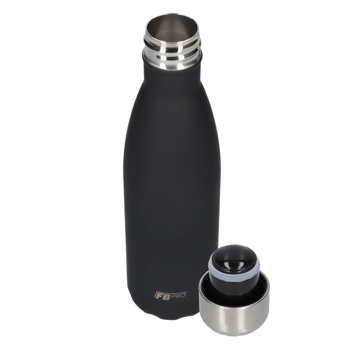 FBFS19, Thermosfles, Drinkfles, Waterfles - 500ml - Matte Dark Gray - Mat Donkergrijs
