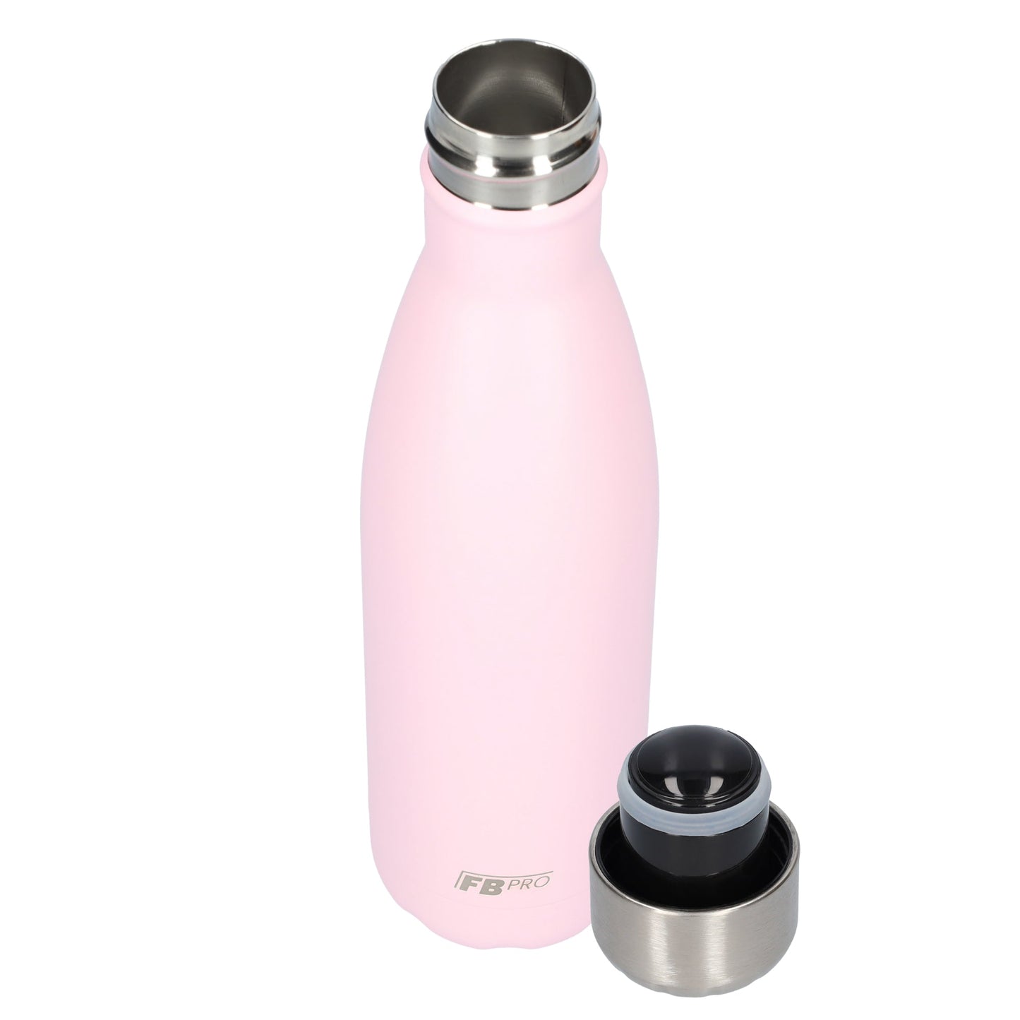 FBFS108, Thermosfles, Drinkfles, Waterfles - 500ml - Matte Baby Pink - Mat Baby Roze