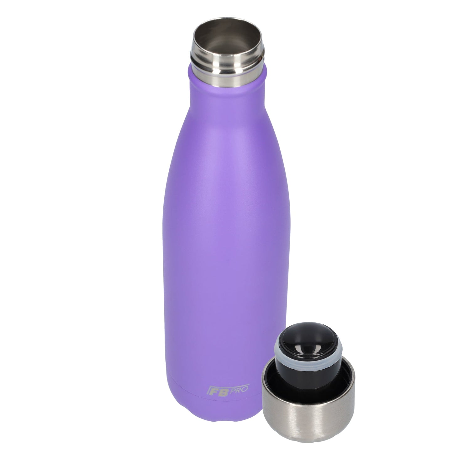 FBFS100, Thermosfles, Drinkfles, Waterfles - 500ml - Matte Purple - Mat Paars