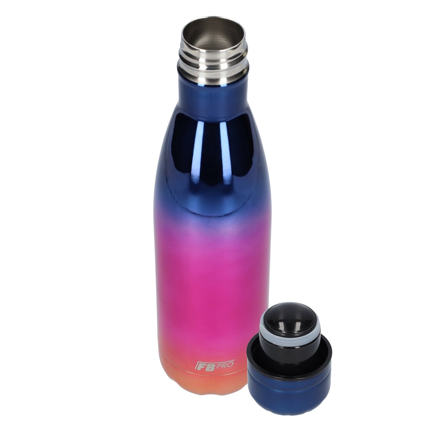 FBFS47, Thermosfles, Drinkfles, Waterfles - 500ml - Chrome Summer Night Pink- Chrome Pink