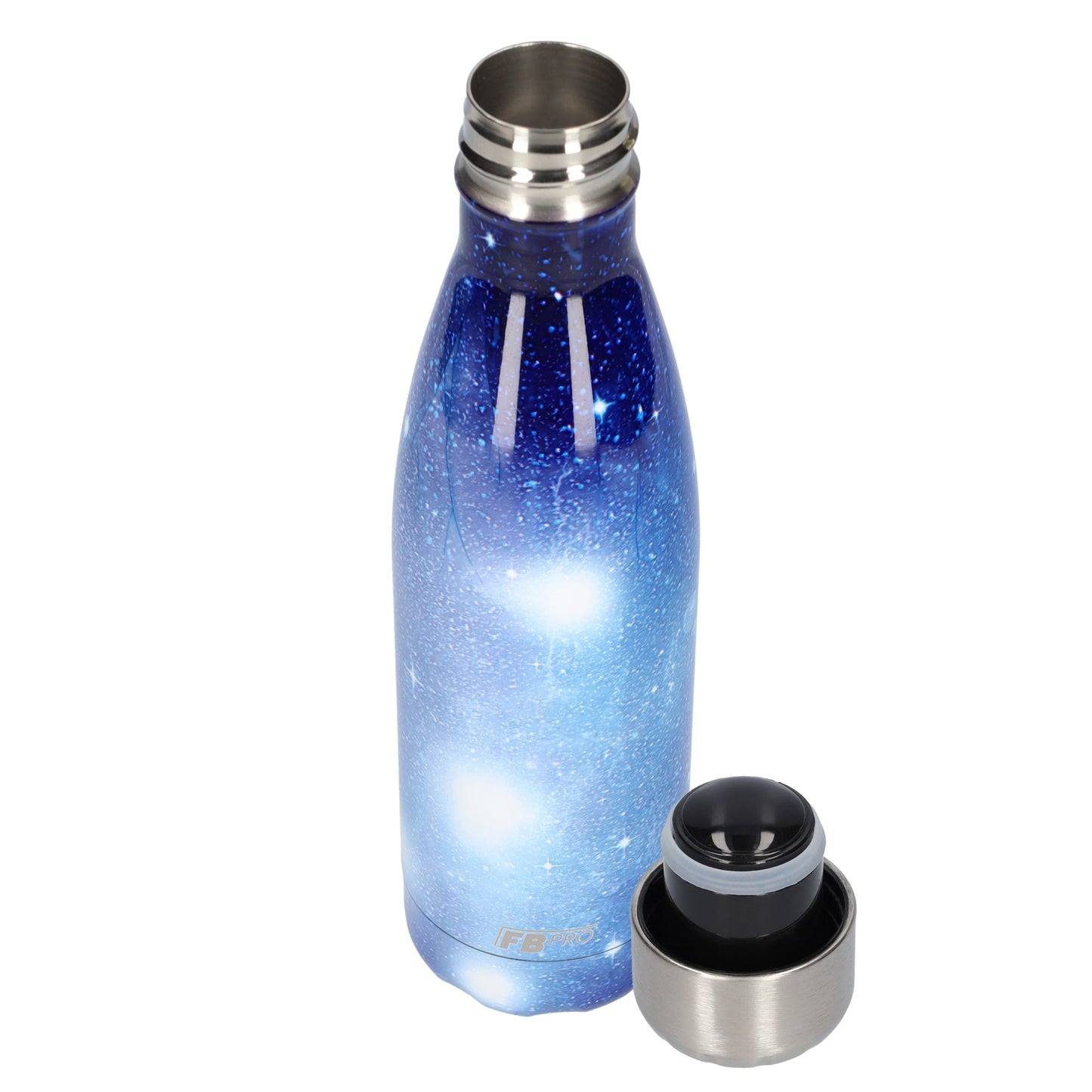 FBFS83, Thermosfles, Drinkfles, Waterfles - 500ml - Bright Galaxy Blue - Fel Ruimte Blauw