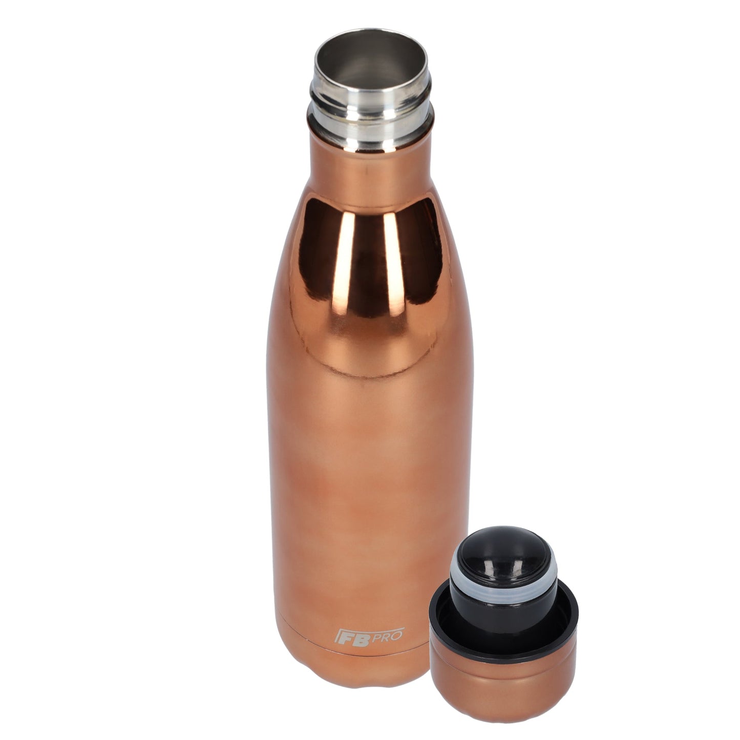 FBFS55, Thermosfles, Drinkfles, Waterfles - 500ml - Rose Gold - Roos Goud