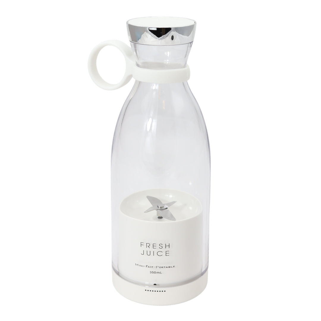 Witte Draadloze Blender To Go - 400 ml - Draagbare mini blender wit