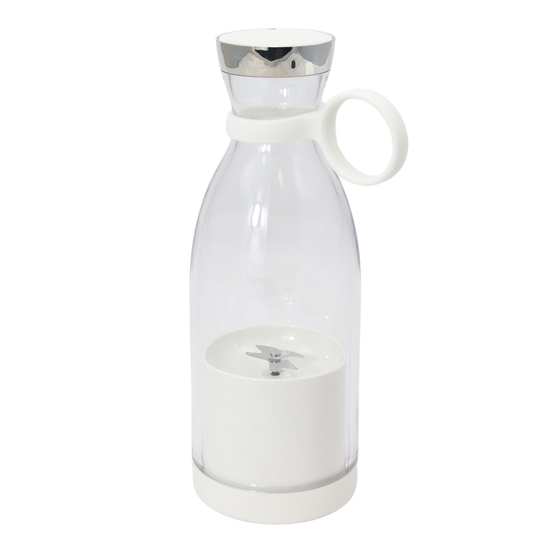Witte Draadloze Blender To Go - 400 ml - Draagbare mini blender wit