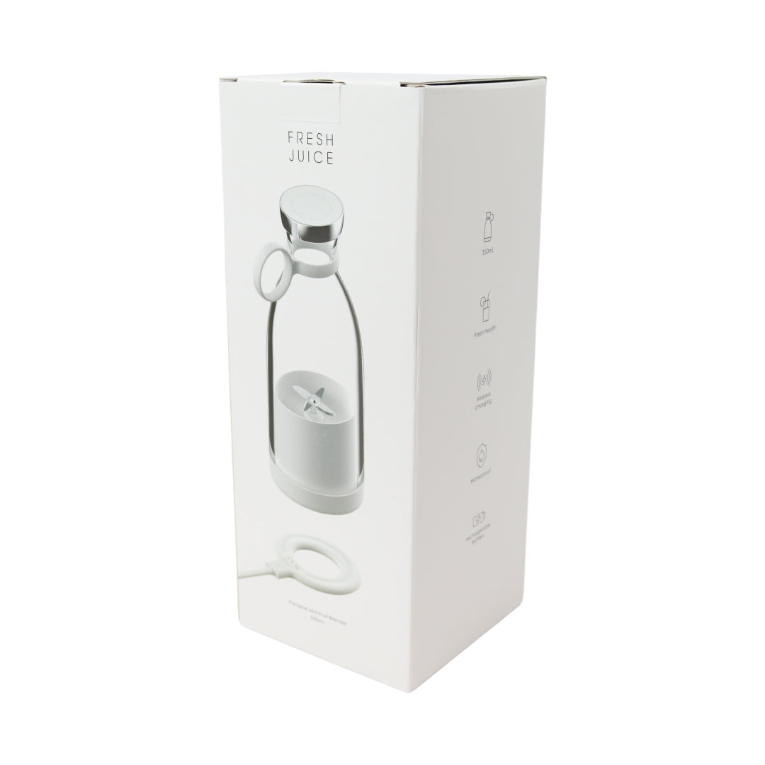 Witte Draadloze Blender To Go - 400 ml - Draagbare mini blender wit