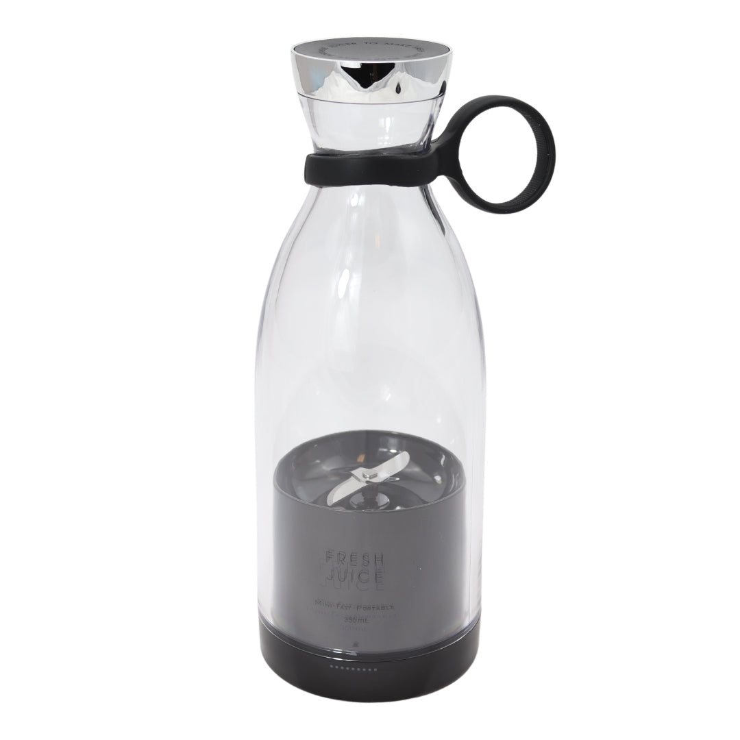 Zwarte Draadloze Blender To Go - 400 ml - Draagbare mini blender zwart