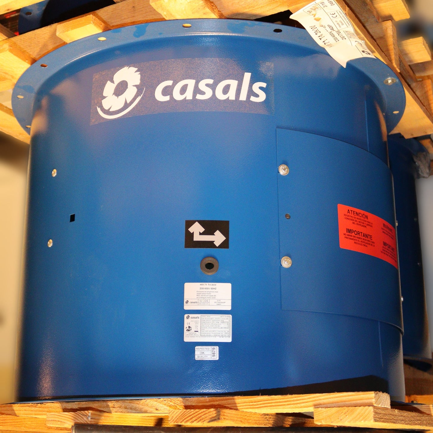 Casals HM 71 T4 3kW - buisventilator 800mm