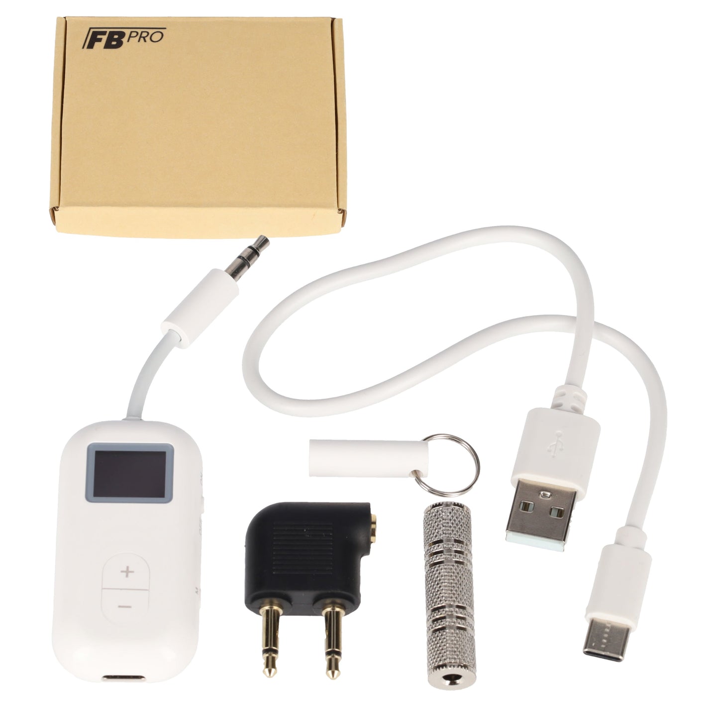 Bluetooth Transmitter - Bluetooth Adapter - Bluetooth Ontvanger - wit