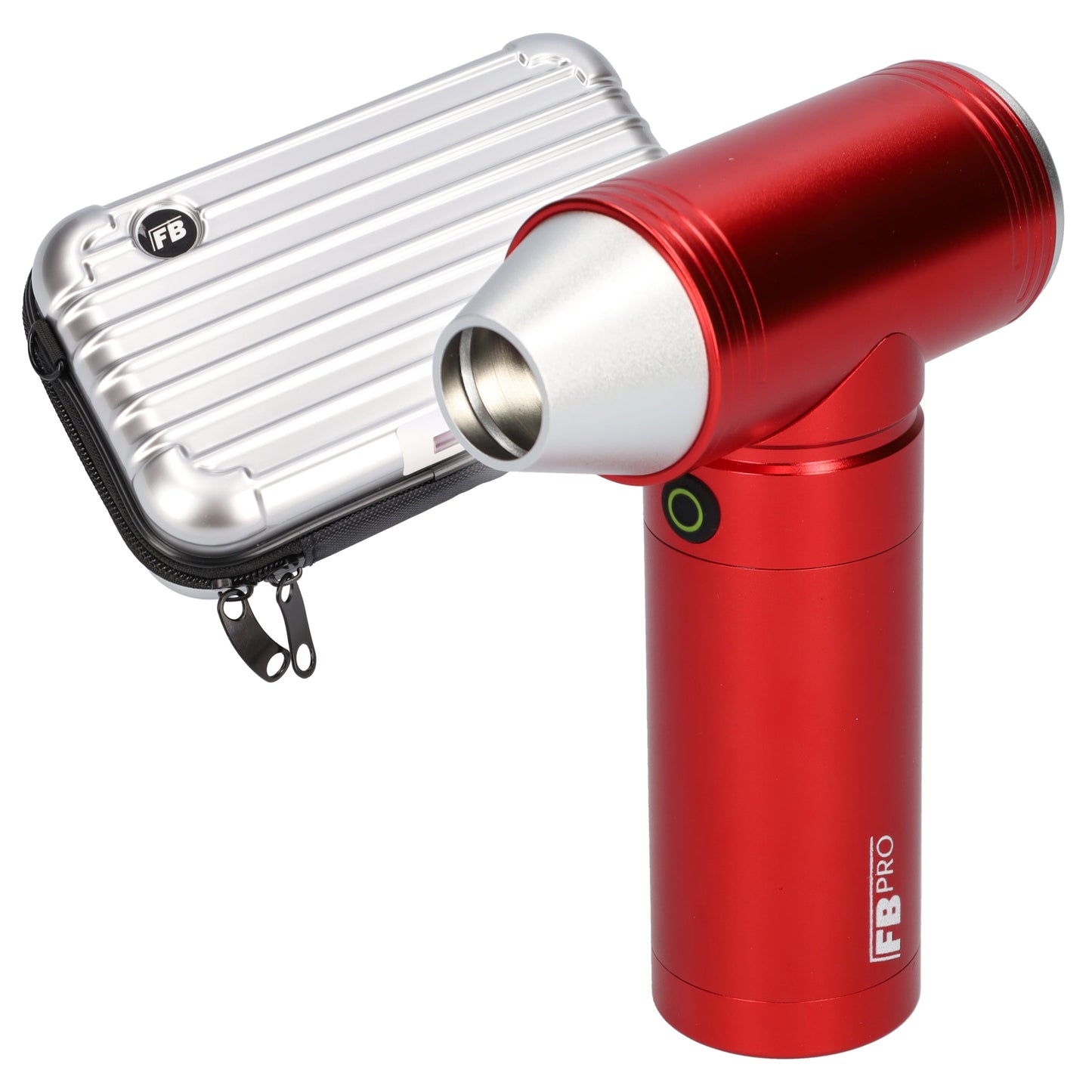 Turbo fan, Air duster, Turbo jet, Luchtpistool, Luchtblazer, Luchtcompressor - 1000mAh - Turbo - Rood & zilver