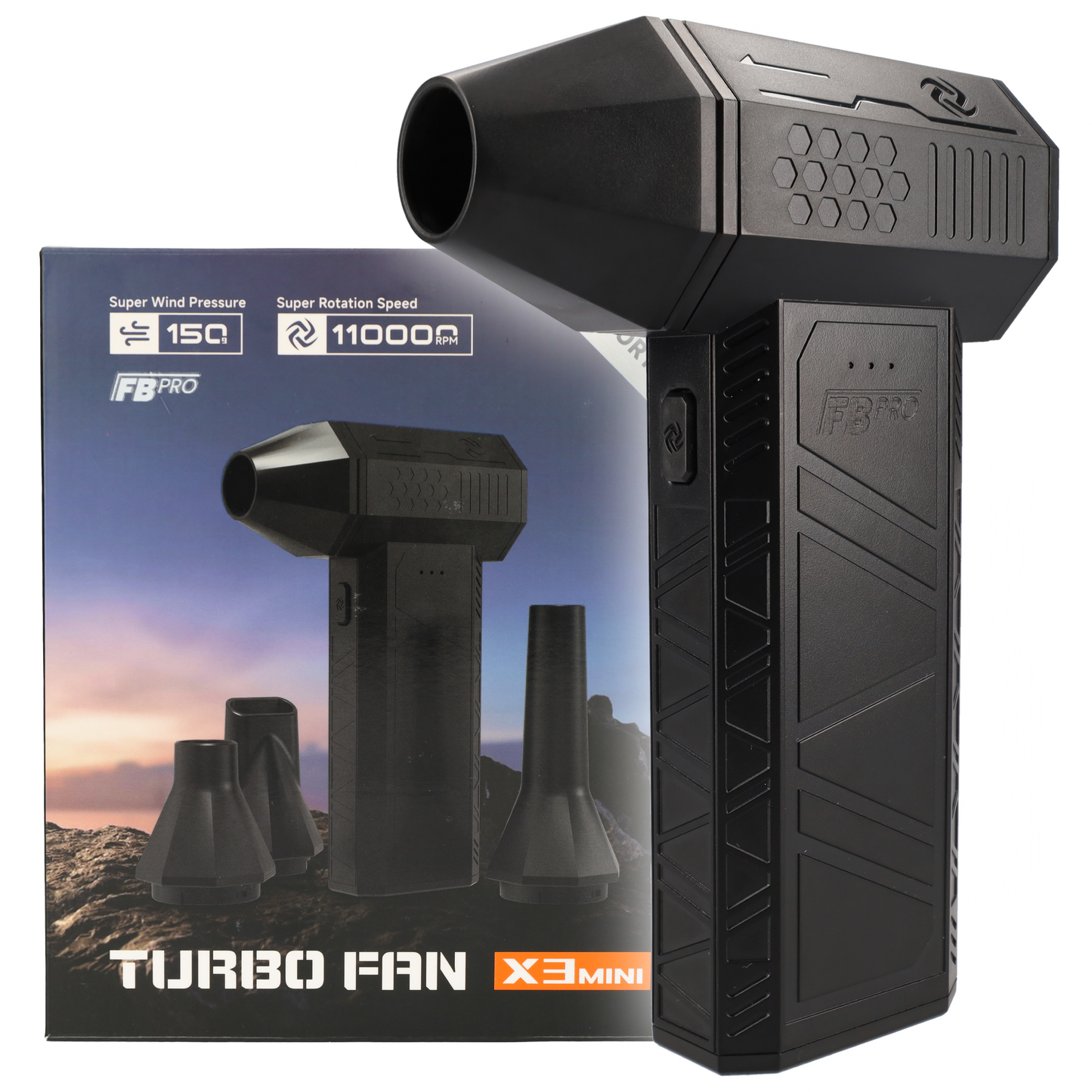 FBT125 Mini - Super Power Turbo Fan Luchtpistool - Stofblazer - BBQ Blazer Accesoires