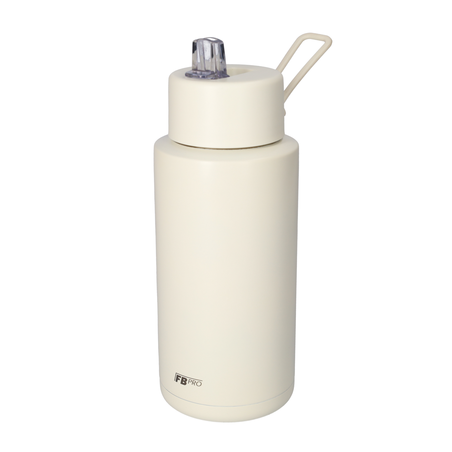 Thermosfles, Waterfles, Drinkfles – Modern & Slank Design – 1000 ml – Wit