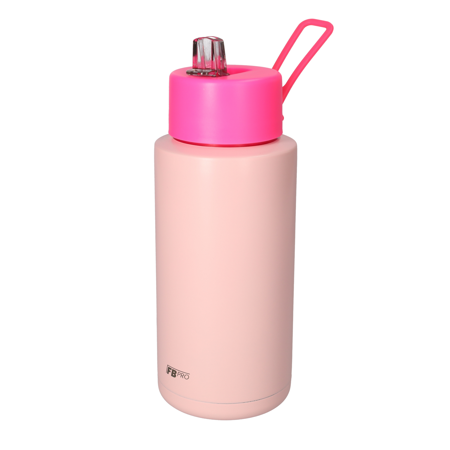 Thermosfles, Waterfles, Drinkfles – Modern & Slank Design – 1000 ml – Hot-Pale Pink