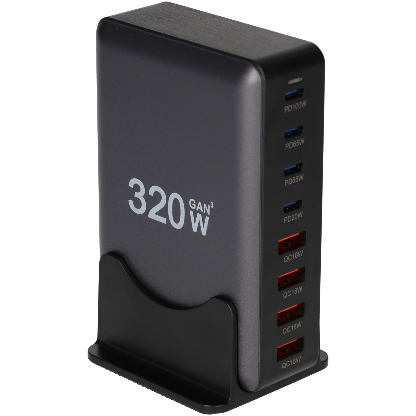 USB Oplader - USB C en USB A - 8 Poorten - USB oplader met voeding - Adapter USB C