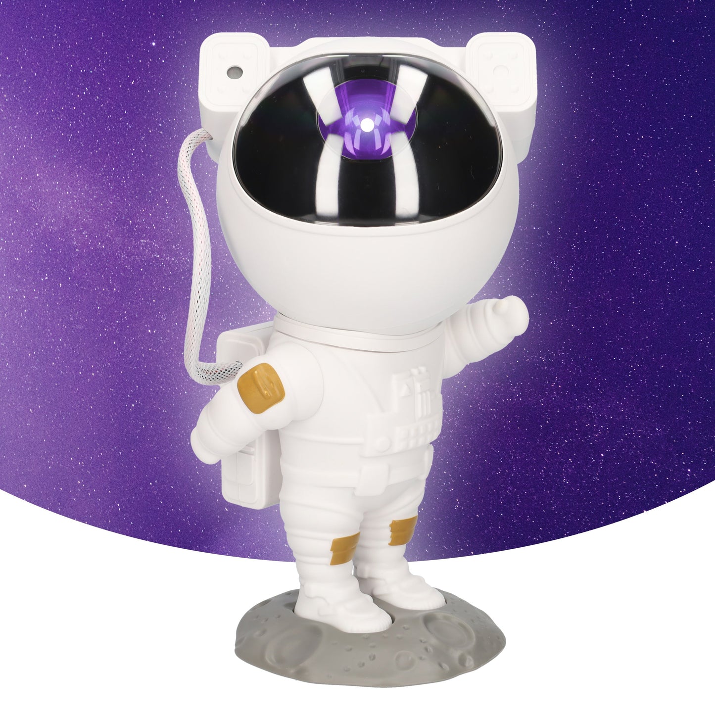 Sterren projector - Astronaut beamer - Beamer voor een mooie Sterrenhemel - Krachtige LED lamp - Verstelbaar - Compact formaat - Wit