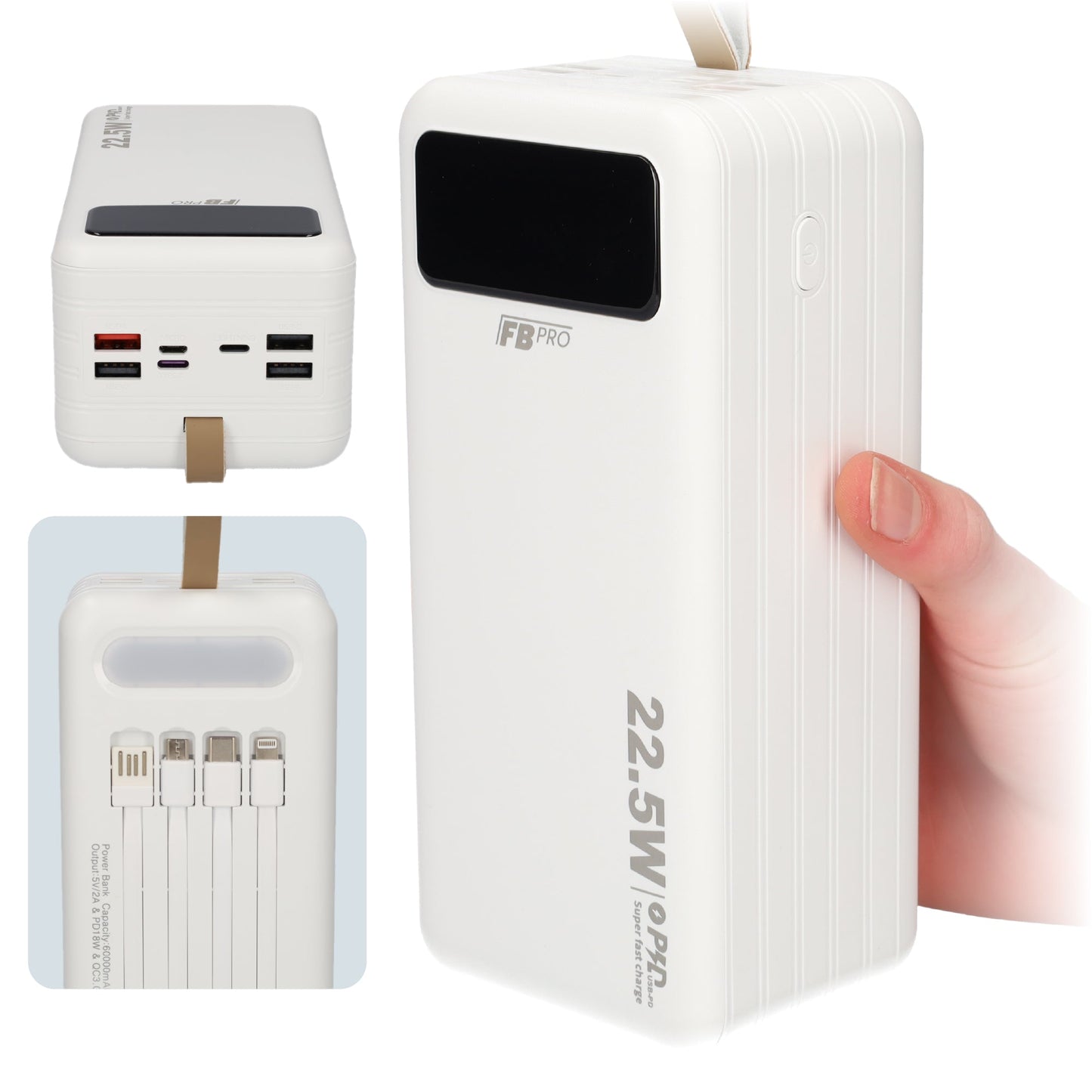 Powerbank 60000 mAh - Powerbanks - Gadgets - Noodpakket