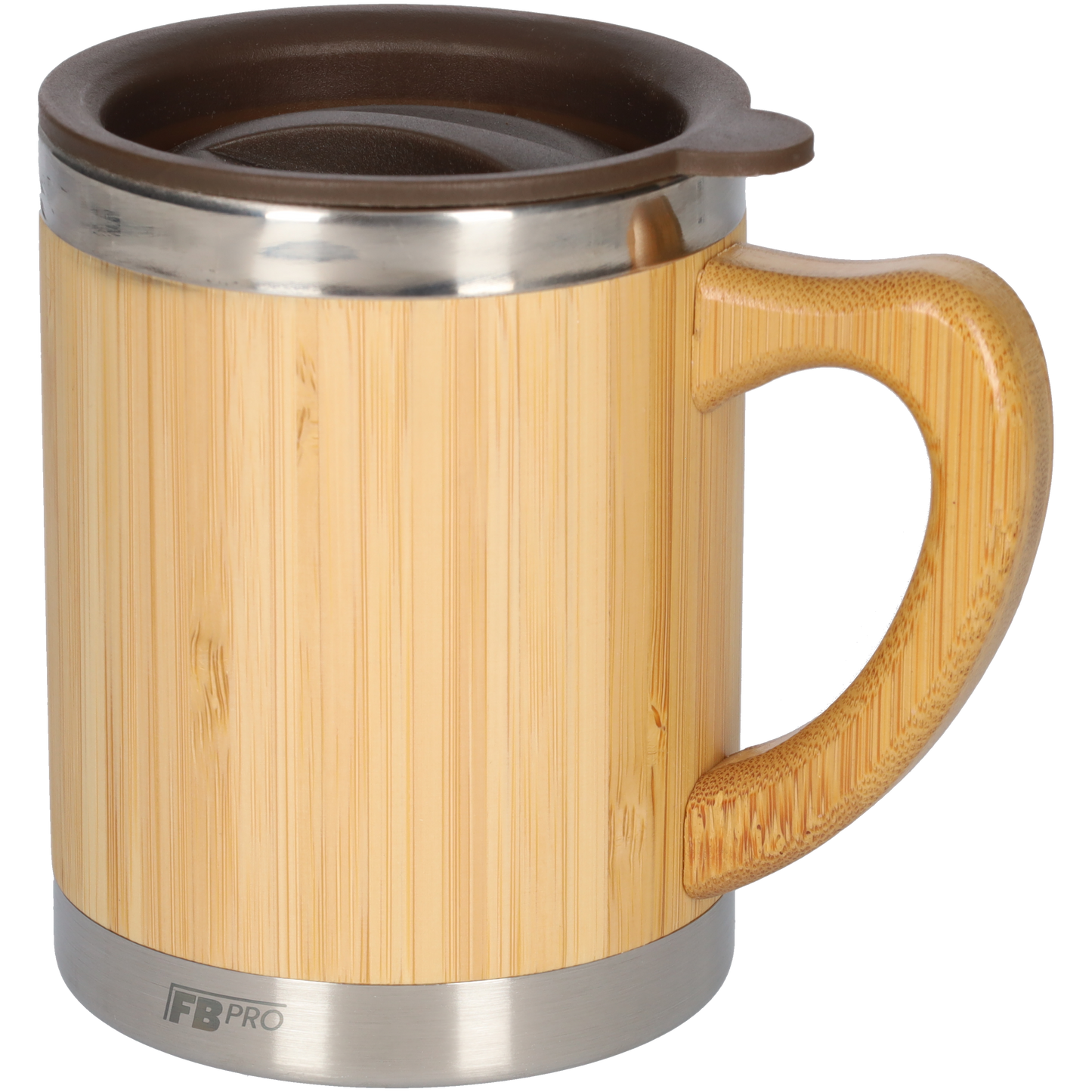 Bamboe thermosbeker - Koffiebeker - Drinkbeker met afsluitbare bovenkant