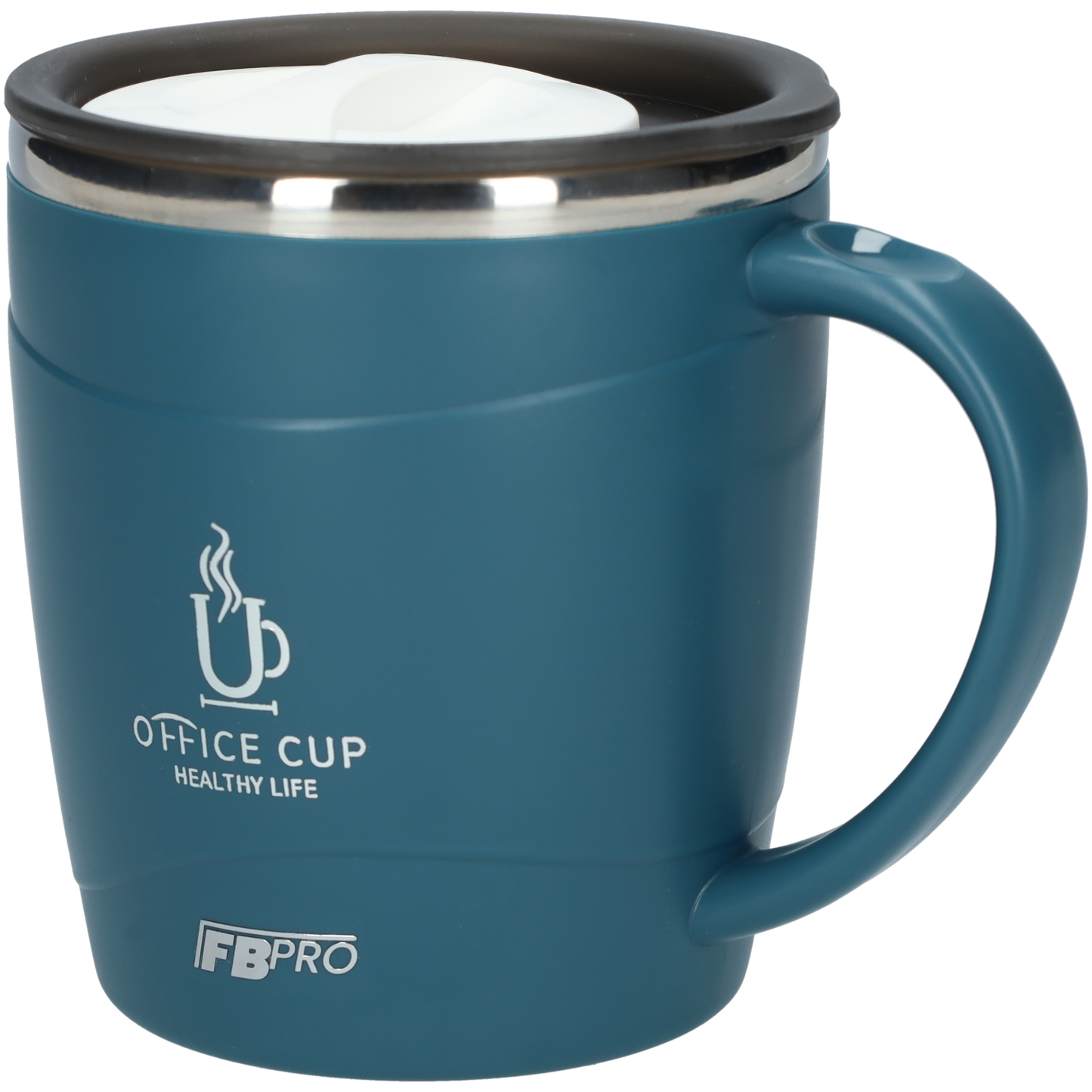 Travel mug - Koffiebeker - Langdurig warm of koud - Sluitbare Bovenkant - Blauw
