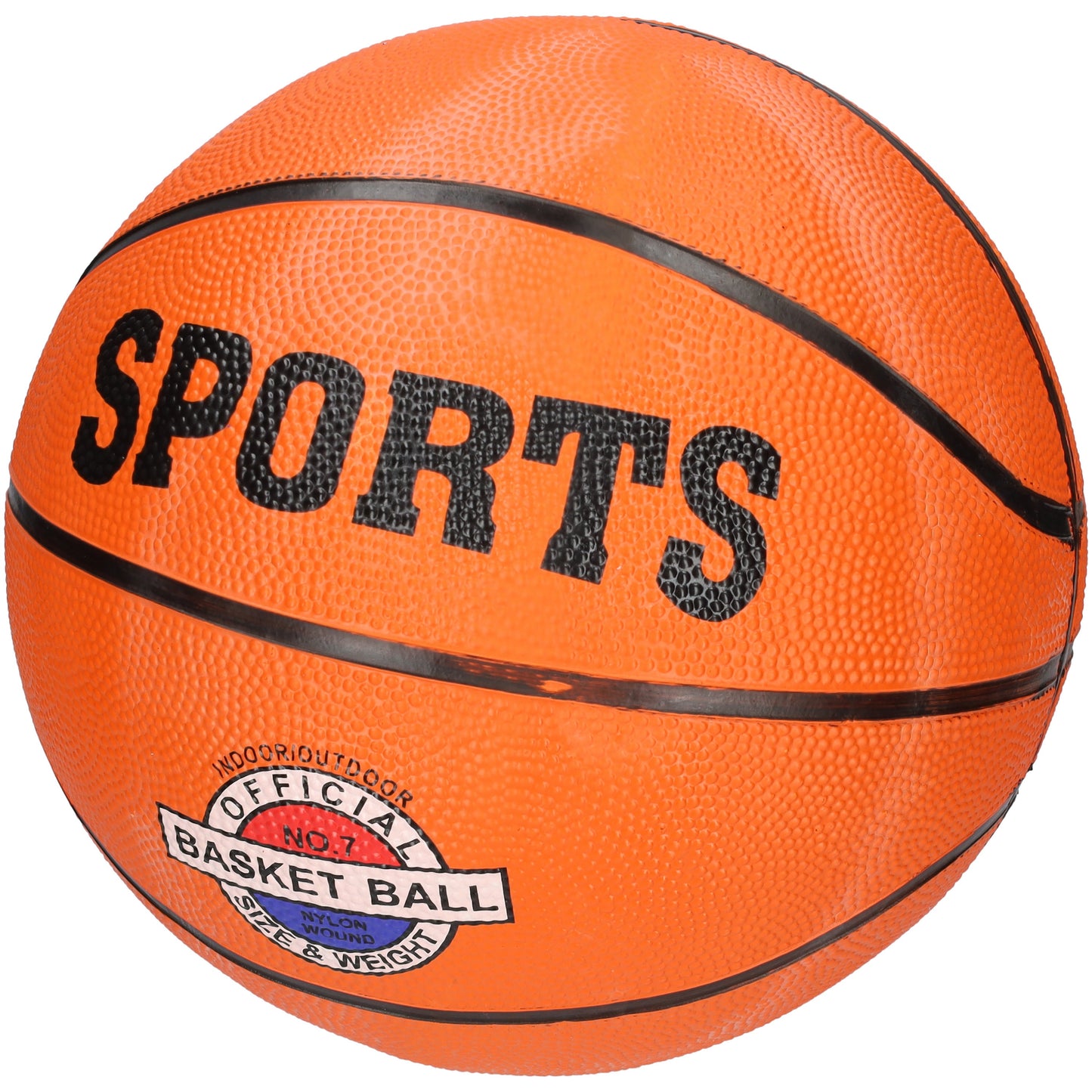 Basketbal - Officiële no. 7 basketball - Bal voor sport - Oranje bal