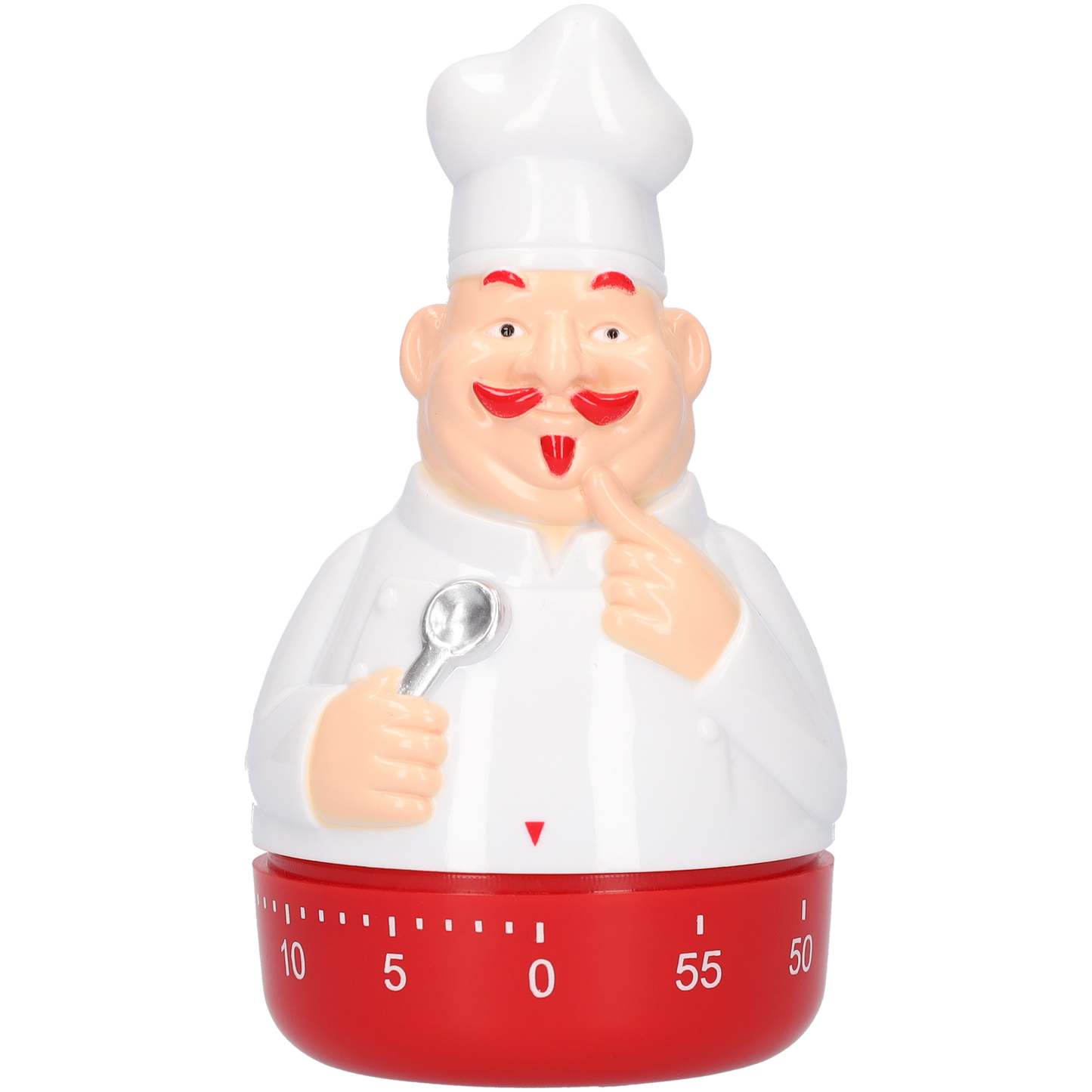 Chef Kookwekker - Keuken - Wekker - Wit - Rood