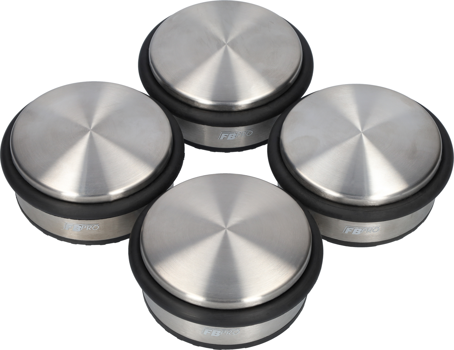 Deurstopper - Deurstop - Deurstoppers voor binnen en buiten - RVS en grip rubber