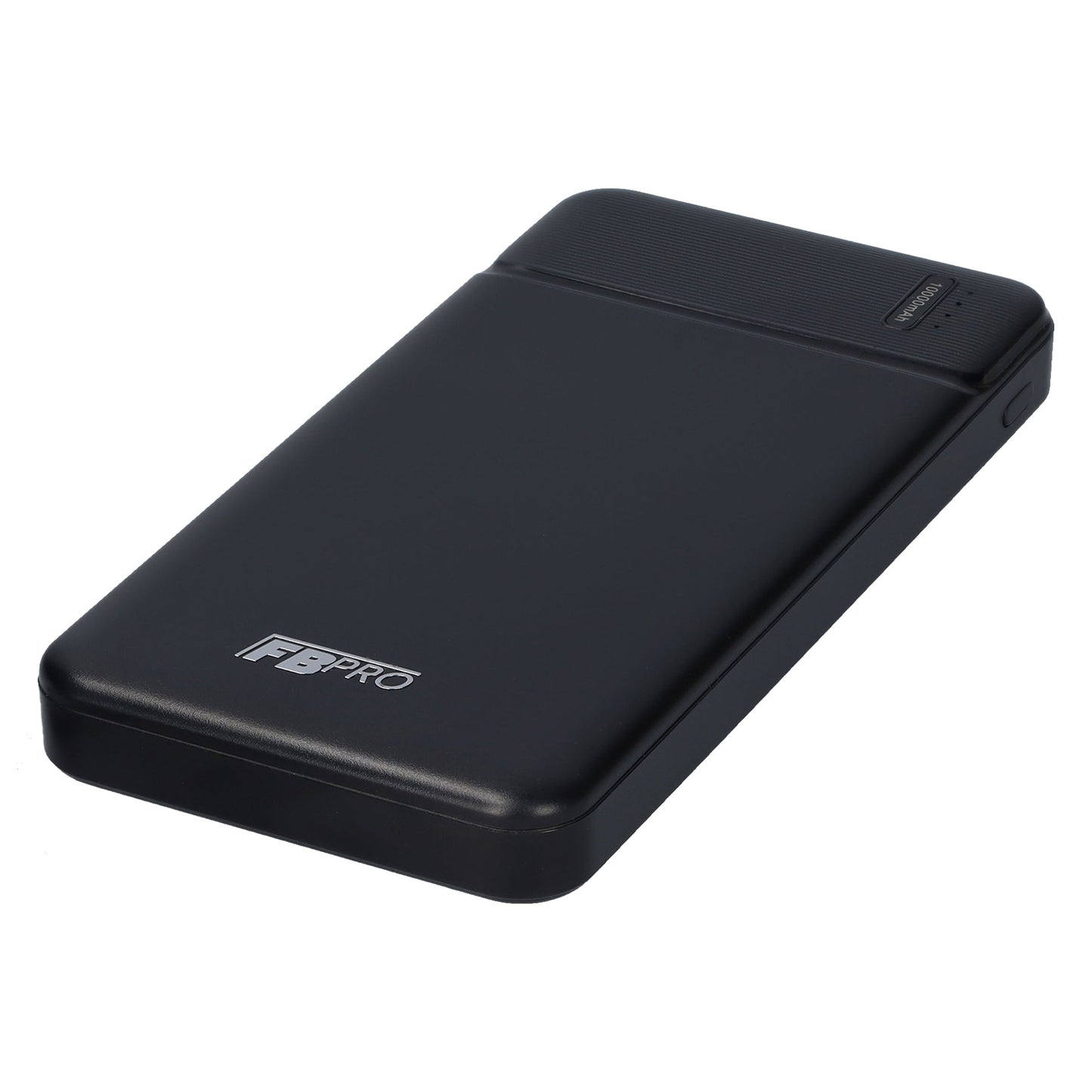 Powerbank 10.000 mAh - Oplader van 10,5 Watts - 2x USB-A, 1x USB-C, 1x Micro USB - Met LED lamp display - Zwart
