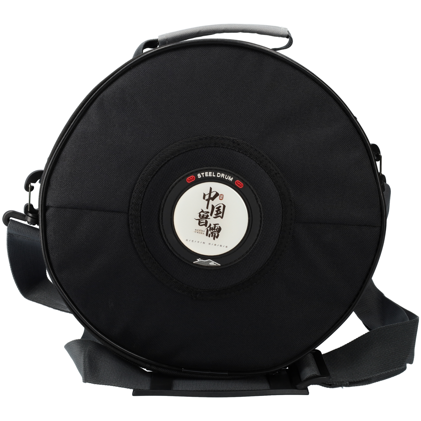 Handpan klankschaal - Tongue drum met bijpassende tas - Met 2 drumsticks! - 25.4 CM / 10 inch diameter - Donkerbruin brons