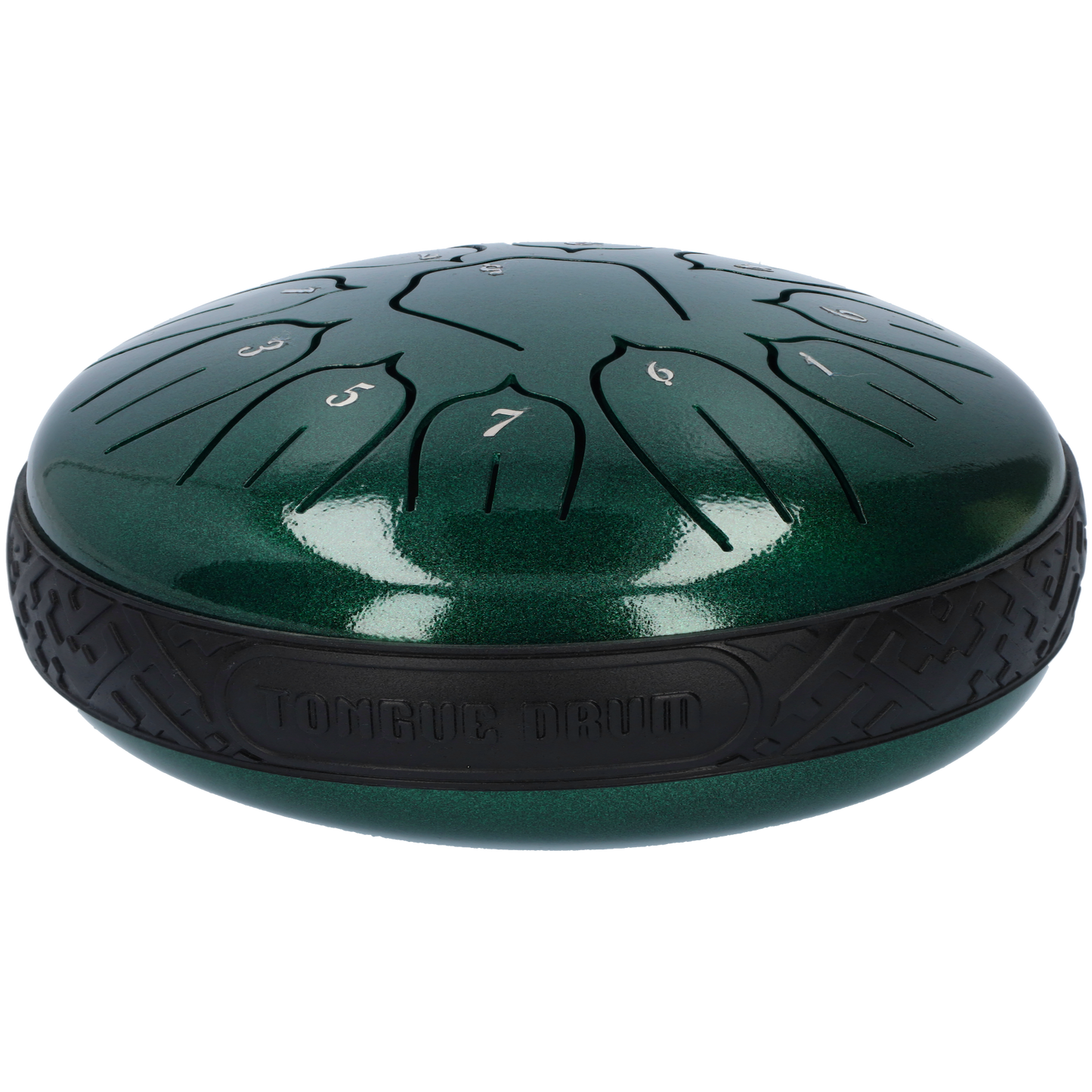 Handpan klankschaal - Medium tongue drum - Regen drum - 15.24 CM / 6 inch diameter - Groen