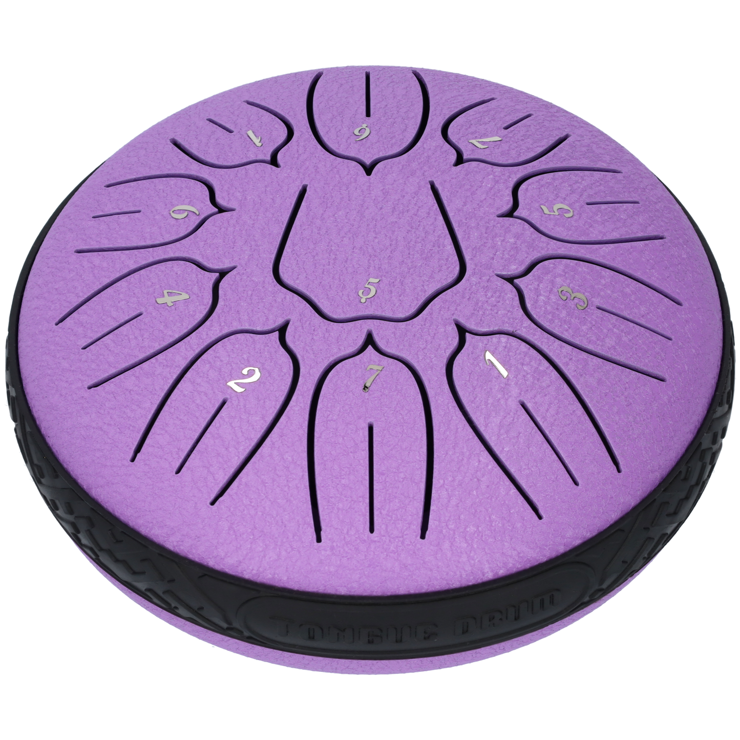 Handpan klankschaal - Medium tongue drum - 15.24 CM / 6 inch diameter - Paars