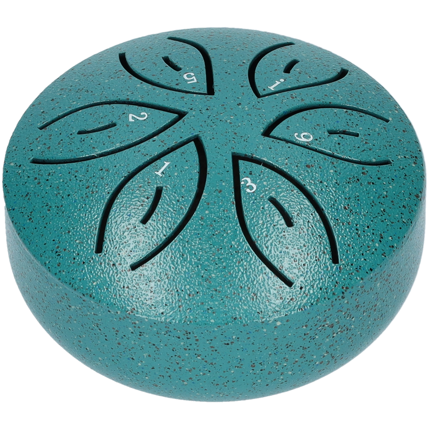 Handpan, Klankschaal, Handpan Drum, Regen Drum - Met Drumstick - Koraal groen - 3 Inch