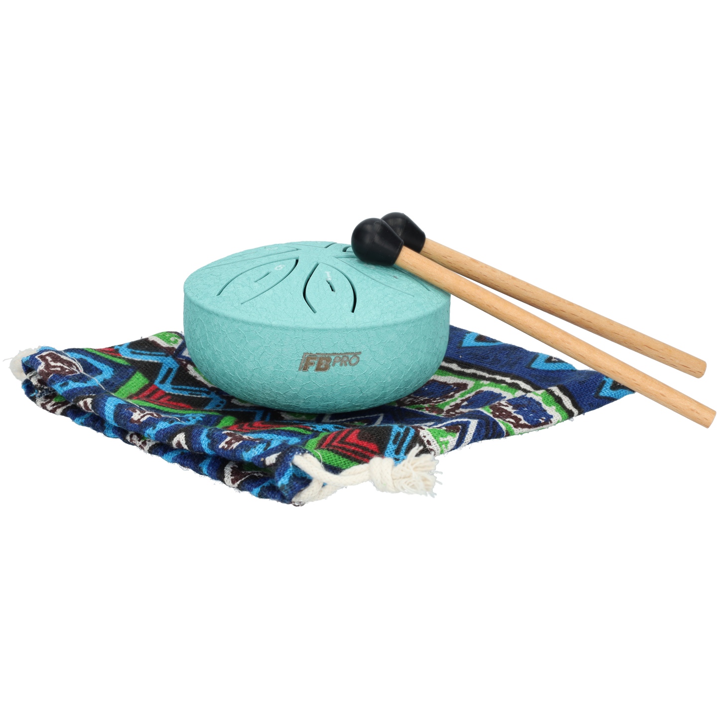 Handpan, Klankschaal, Handpan Drum, Regen Drum - Met Drumstick - Lichtblauw - 3 Inch
