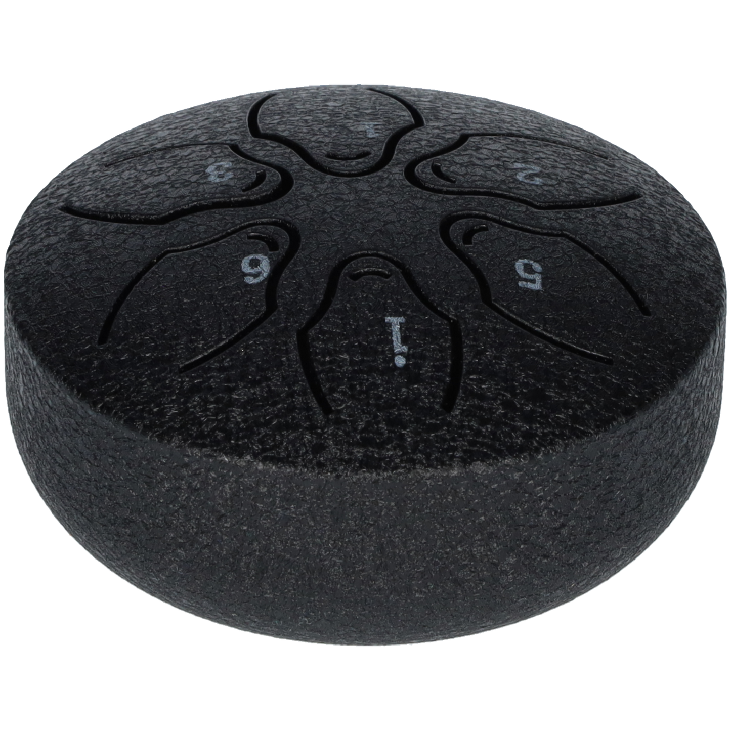 Handpan, Klankschaal, Handpan Drum, Regen Drum - Met Drumstick - Zwart - 3 Inch