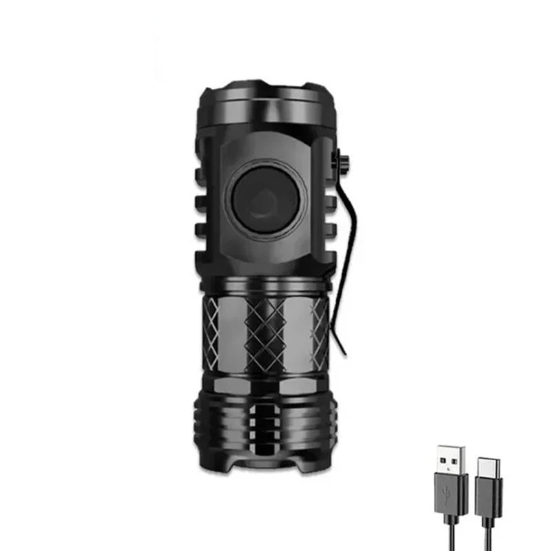 PocketMan LED Mini Zaklamp - Zeer Felle Penlight - 1500 Lumen - USB-C Oplaadbaar - 6 Standen