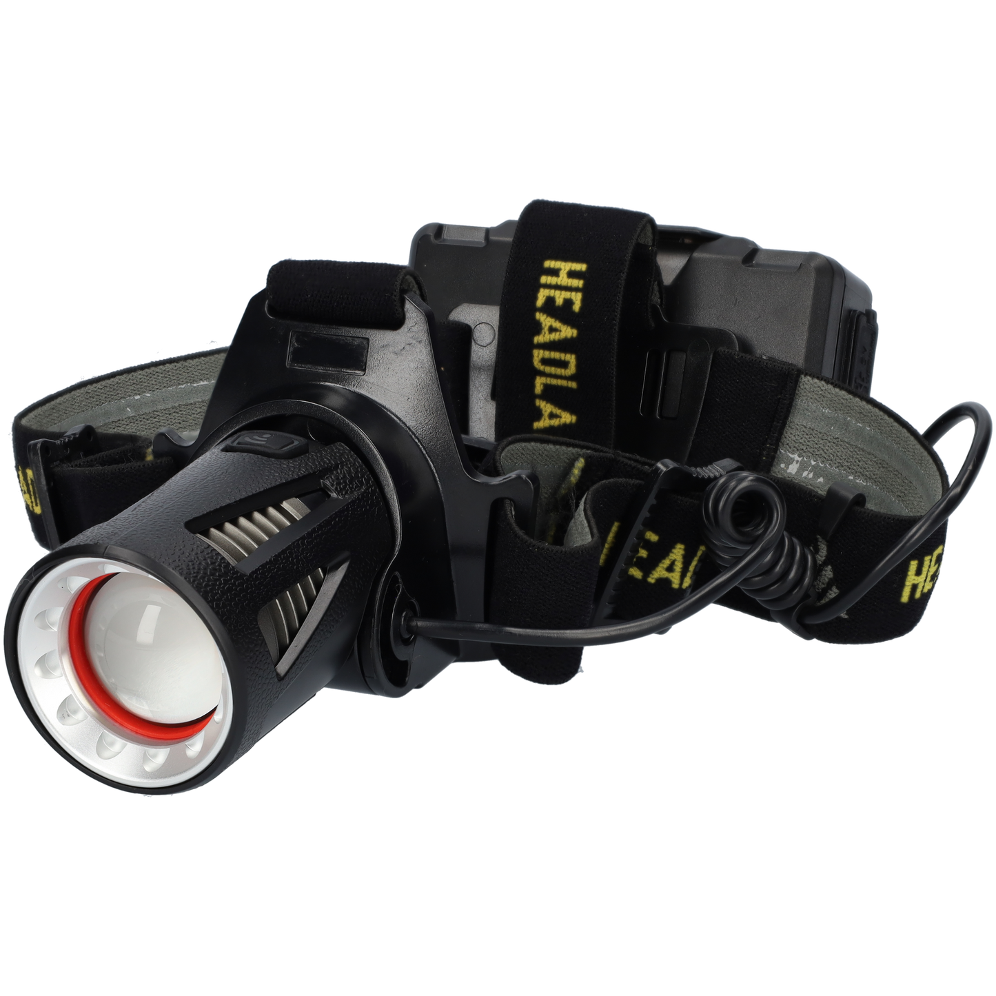 Hoofdlamp LED - Hoofdlampje - Verschillende standen - Batterij met 5V - Zwart