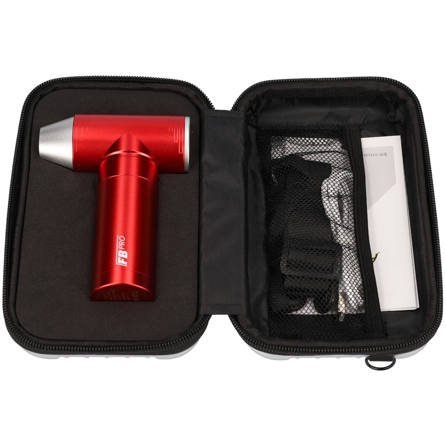 Turbo fan, Air duster, Turbo jet, Luchtpistool, Luchtblazer, Luchtcompressor - 1000mAh - Turbo - Rood & zilver