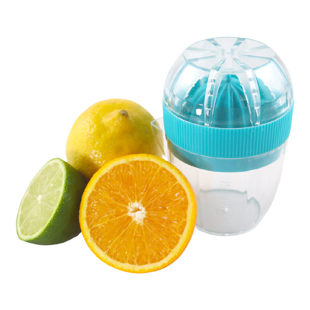 Citroenpers, citruspers - zeer klein - juicer voor vruchtensappen - Blauw