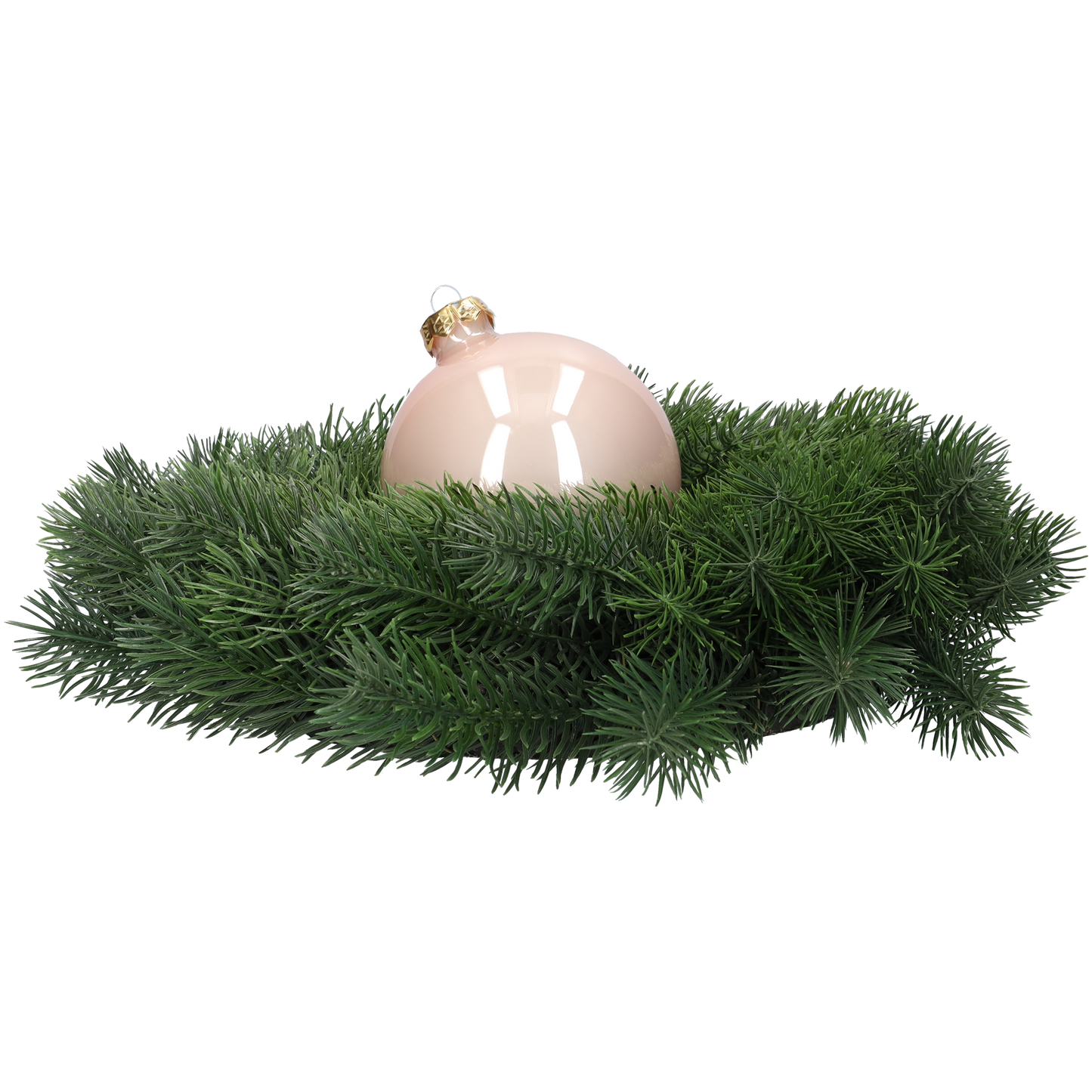 Glazen kerstballen - Set van 4 stuks/100mm - Glas - Wild Blossom - Verschillende Roze tinten