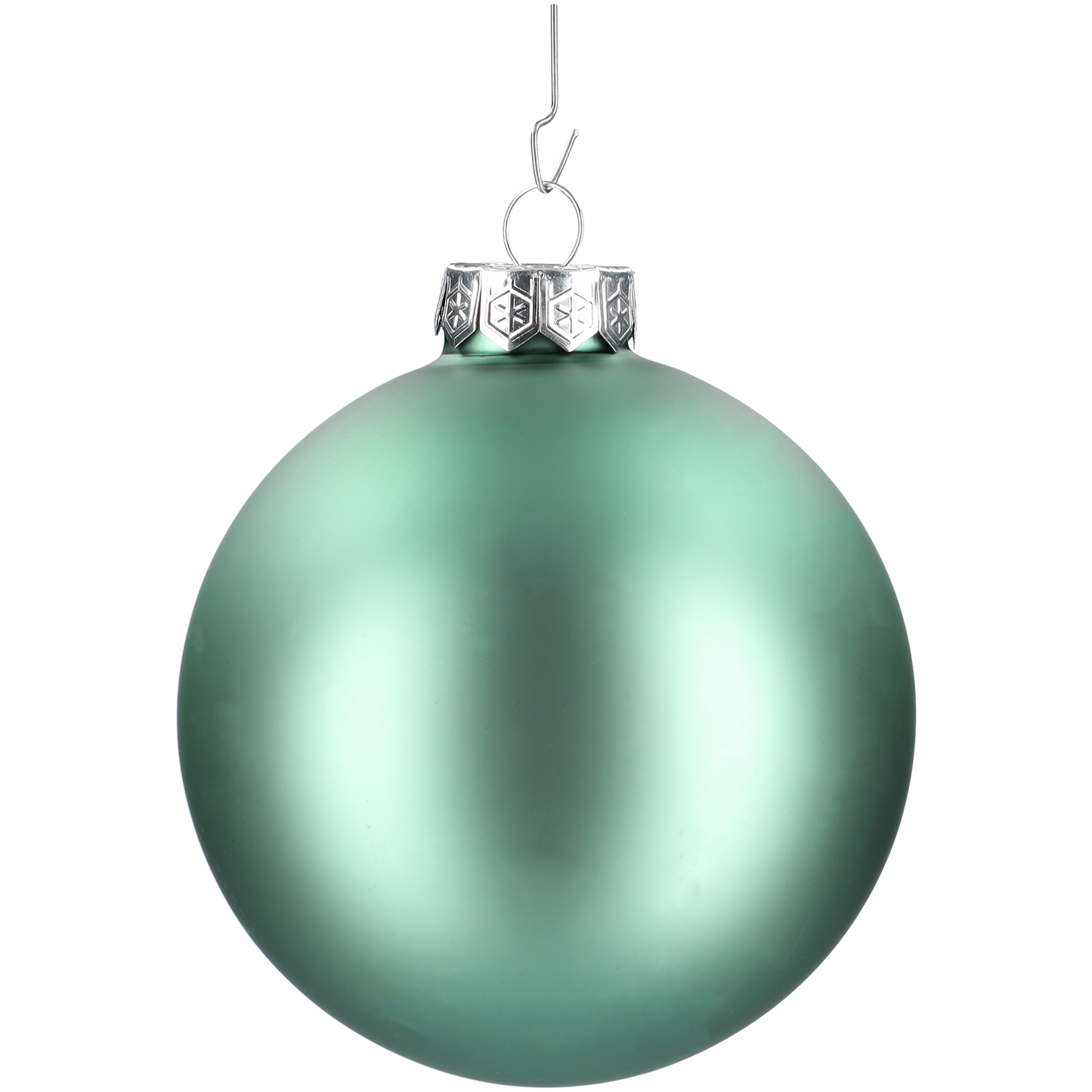 Glazen kerstballen - Set van 4 stuks/100mm - Glas - Greenlake - Donkergroen