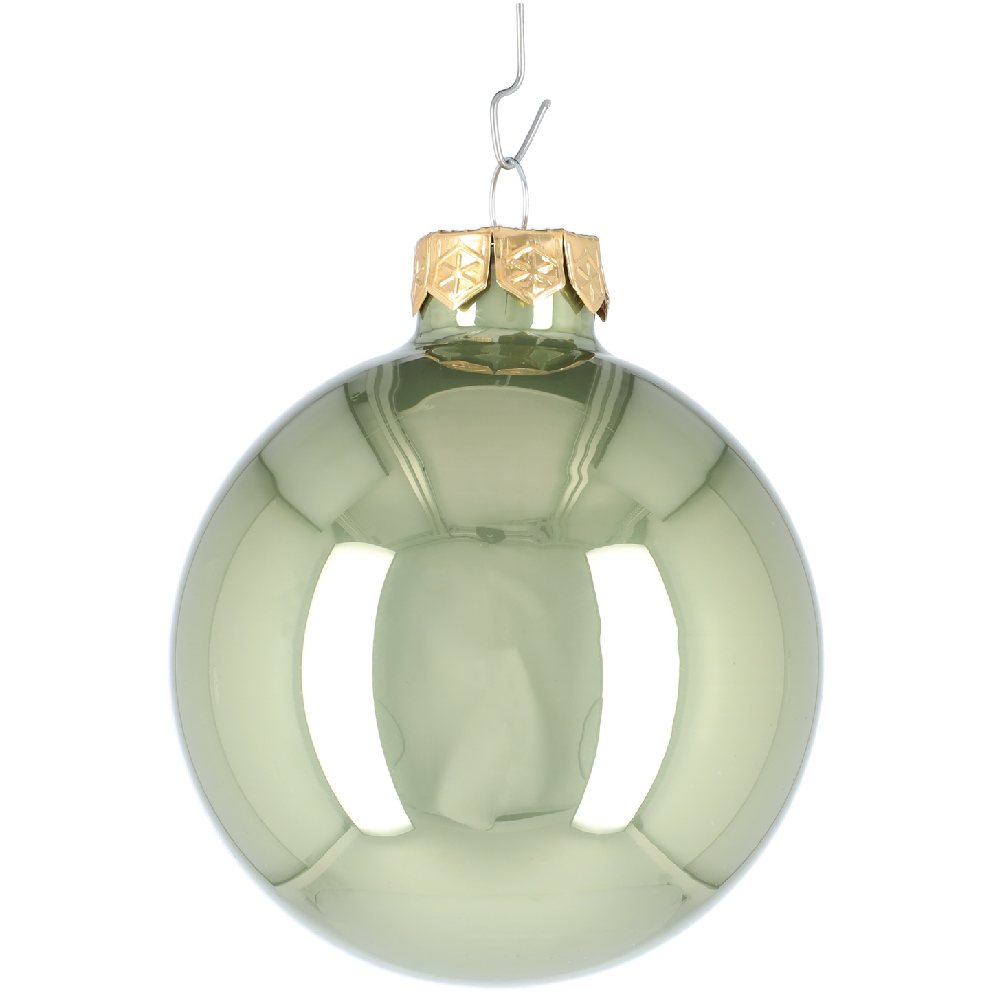 Glazen kerstballen - Set van 16 stuks/80mm - Luxe kerst decoratie - Sfeervolle kerstversiering voor in de kerstboom - Glas - Granite Green - Groen