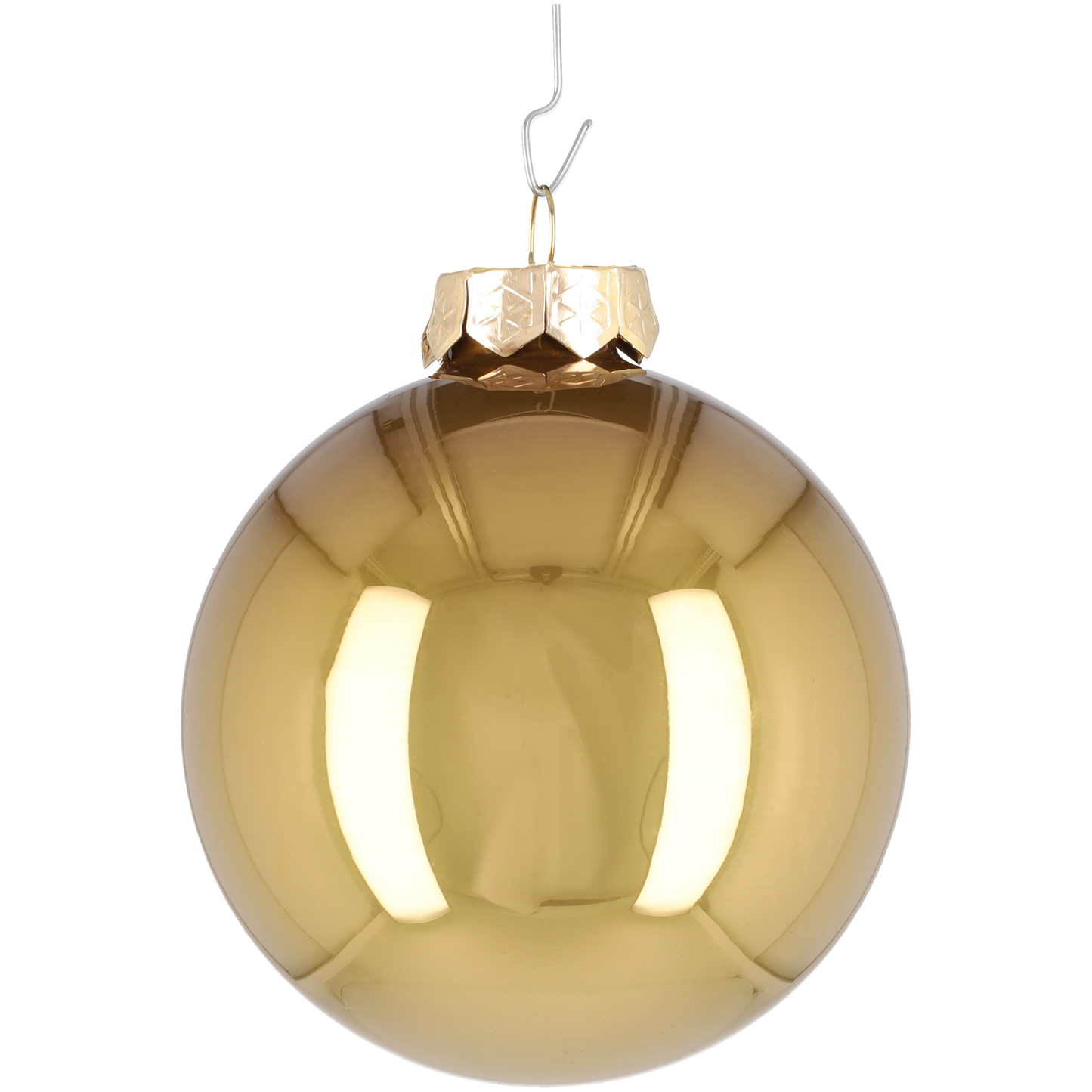 Glazen kerstballen - Set van 16 stuks/80mm - Luxe kerst decoratie - Sfeervolle kerstversiering voor in de kerstboom - Glas - Dusky Lime - Olijf Goud