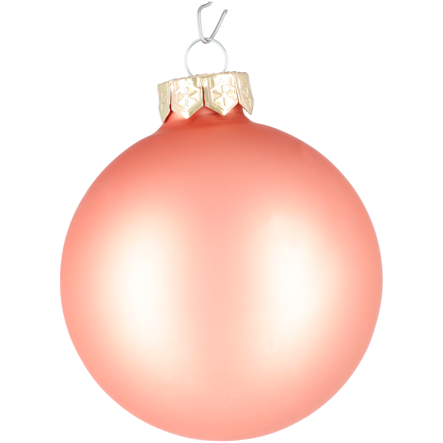 Glazen kerstballen - Set van 16 stuks/80mm - Luxe kerst decoratie - Sfeervolle kerstversiering voor in de kerstboom - Glas - Coral - Brons/Bronskleurig