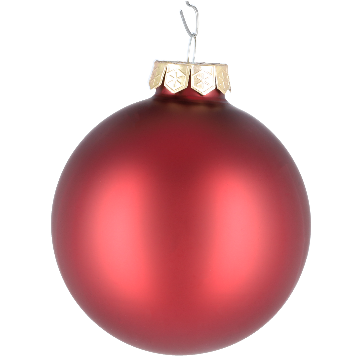 Glazen kerstballen - Set van 16 stuks/80mm - Luxe kerst decoratie - Sfeervolle kerstversiering voor in de kerstboom - Glas - Dark Red Combi - Donkerrood