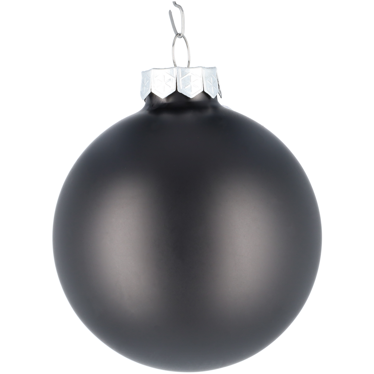 Glazen kerstballen - Set van 16 stuks/80mm - Luxe kerst decoratie - Sfeervolle kerstversiering voor in de kerstboom - Glas - Black Combi - Zwart