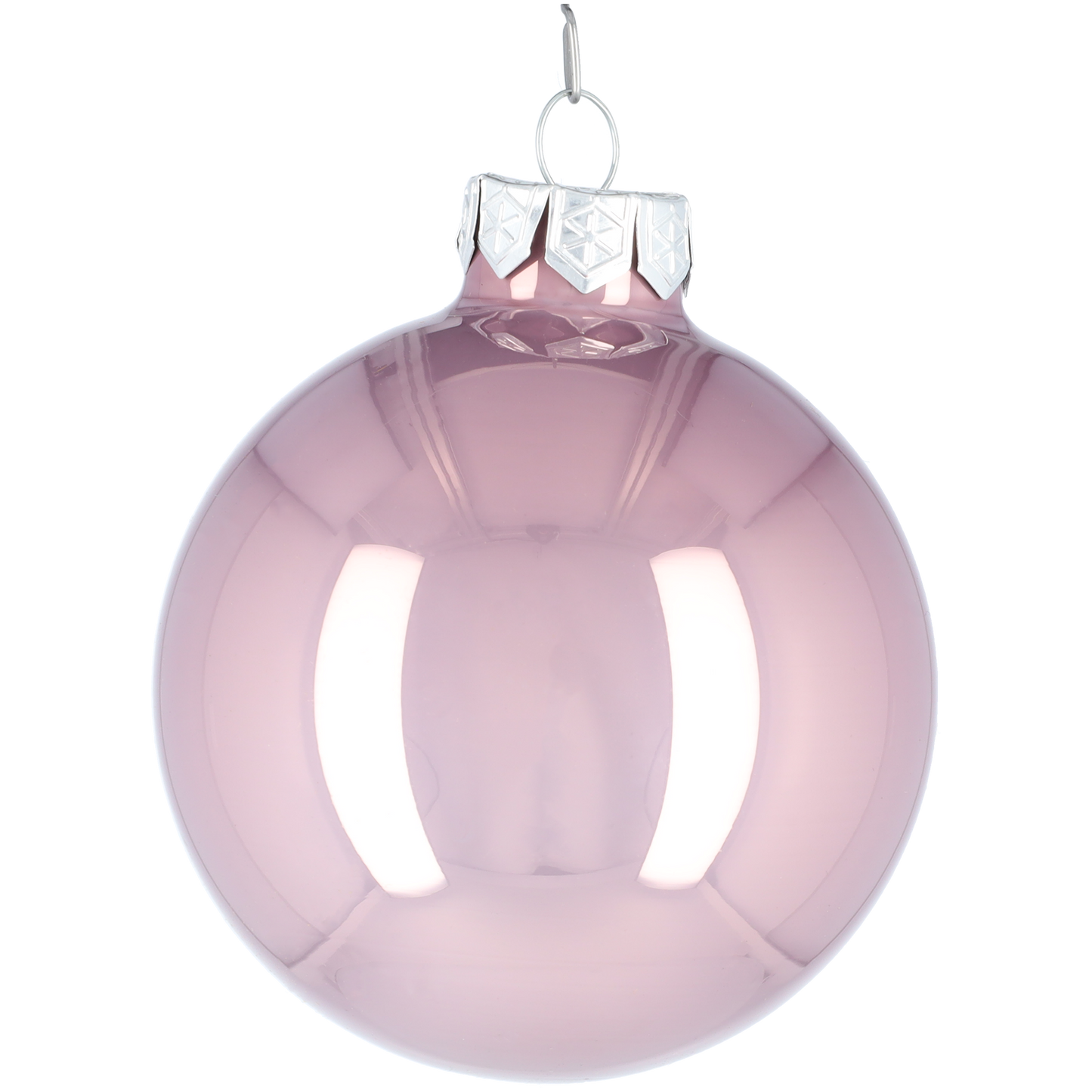 Glazen kerstballen - Kerst decoratie - Kerstversiering - 80mm - Lilac Sage - Ballen van glas voor in de kerstboom! - 16 stuks